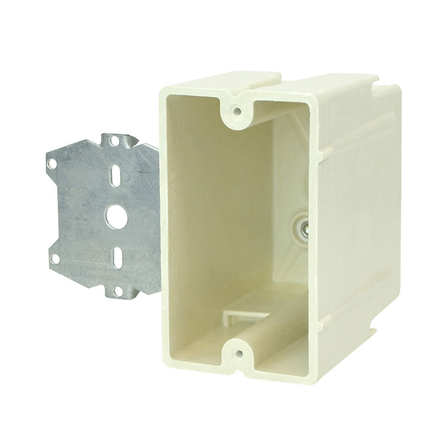1099-Z4 Single gang electrical box with Z hanger  offset