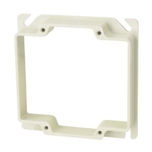 raised cover plate or round plaster ring
