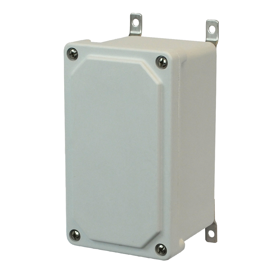 AM743I Fiberglass small junction box with 4screw liftoff cover