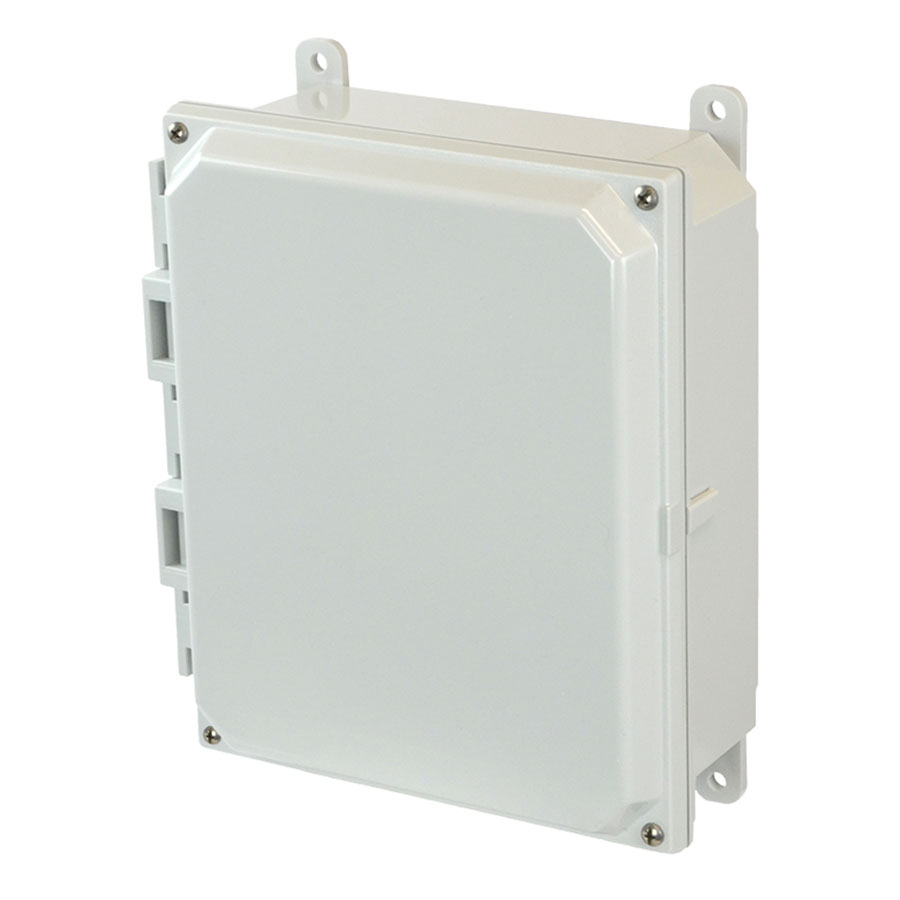 AMP1082 Polycarbonate enclosure with 4screw liftoff cover