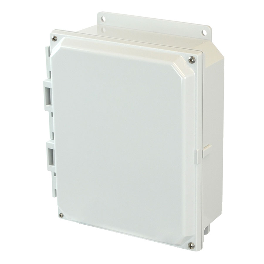 AMP1082F Polycarbonate enclosure with 4screw liftoff cover
