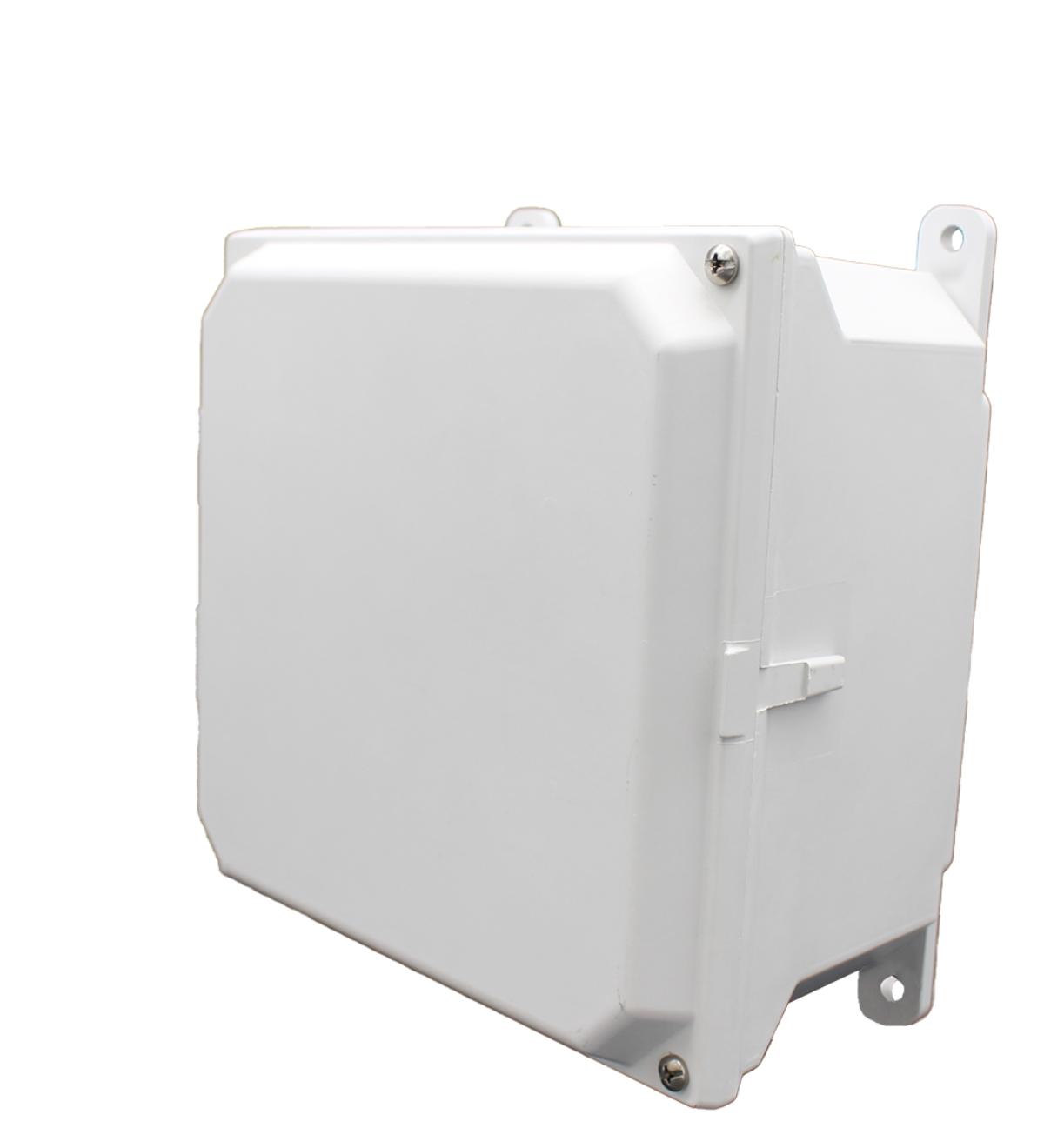 AMU884H Fiberglass enclosure with 2screw hinged cover