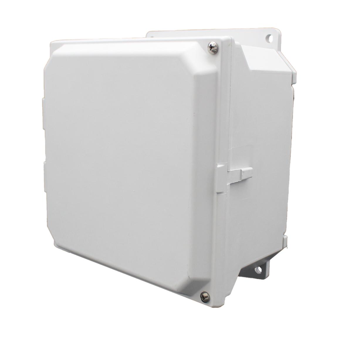 AMU884HF Fiberglass enclosure with 2screw hinged cover