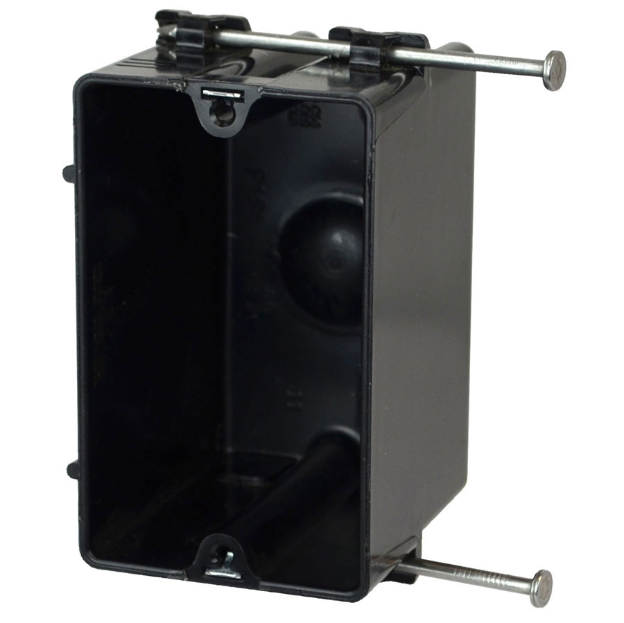 P-181QT Single gang electrical box with nails