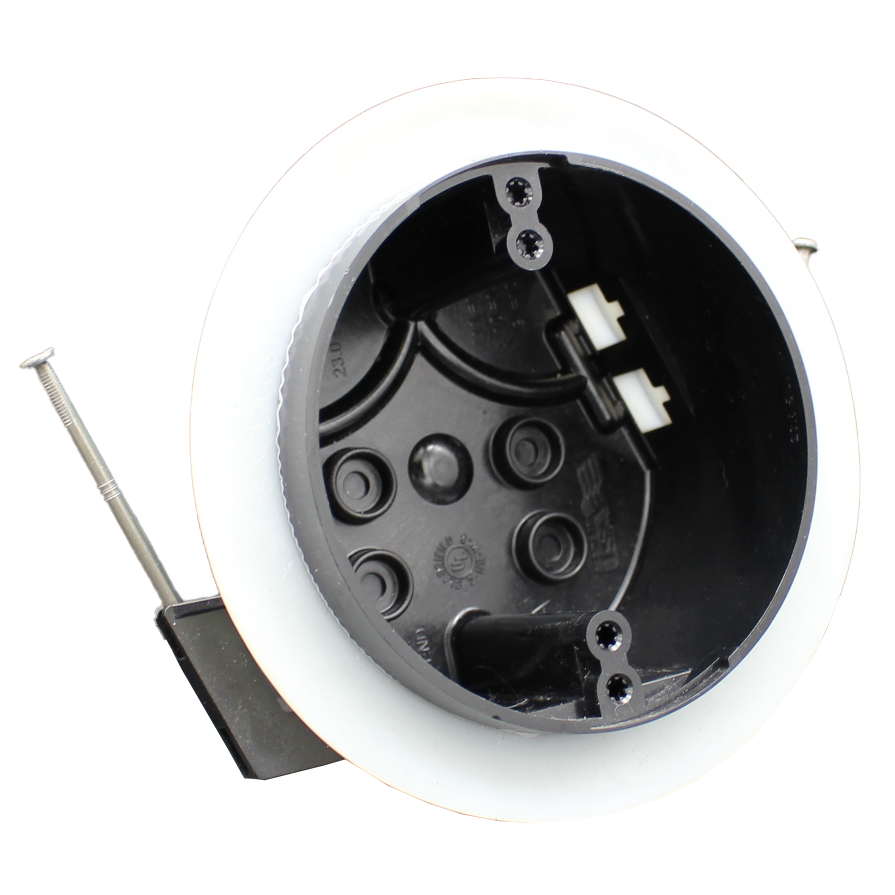 PC234-NV 4 round fixture support box with nails