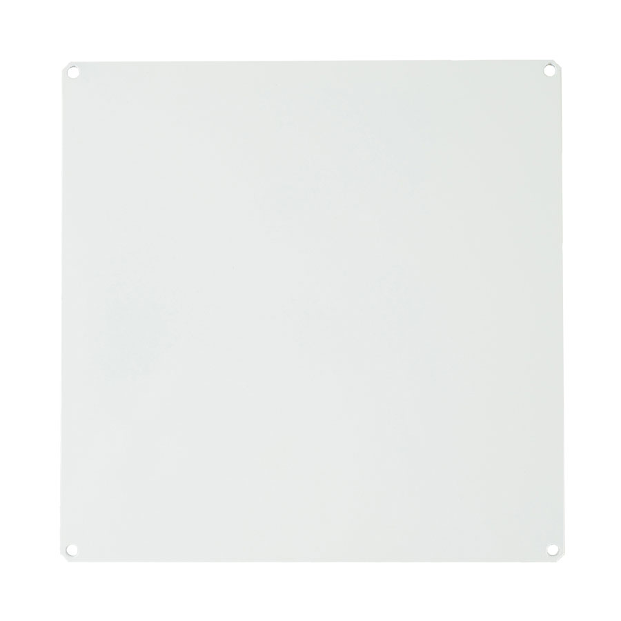 PL122 White painted carbon steel back panel