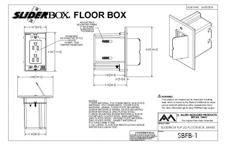 Sfb Building Component SBFB-1.WEB :Allied Moulded Products