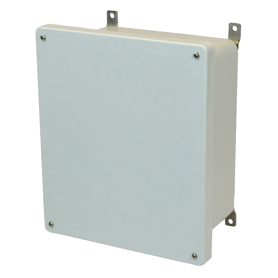 AM1426 Fiberglass enclosure with 4screw liftoff cover