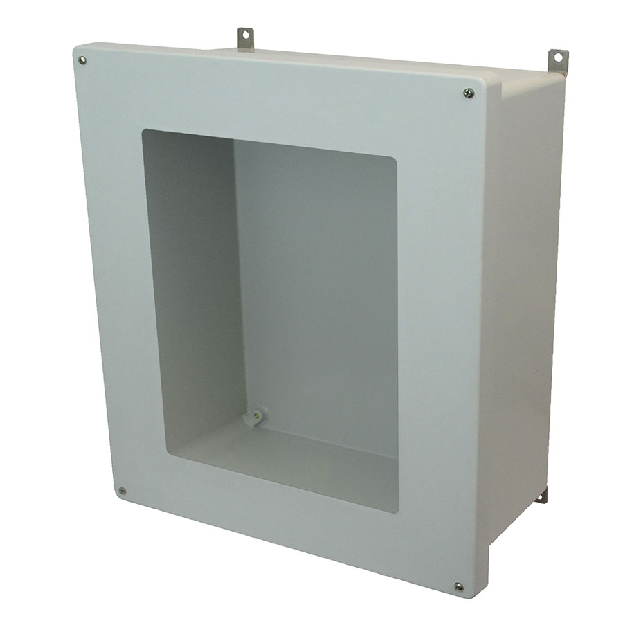 AM1868W Fiberglass enclosure with 4screw liftoff window cover