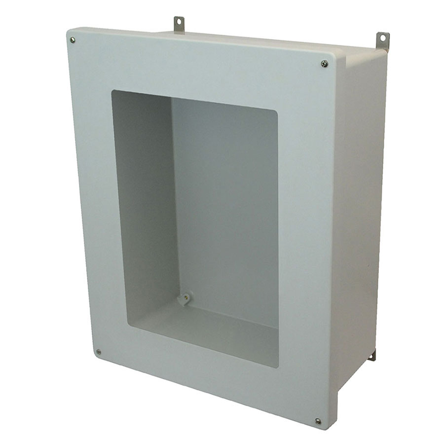 AM2068W Fiberglass enclosure with 4screw liftoff window cover