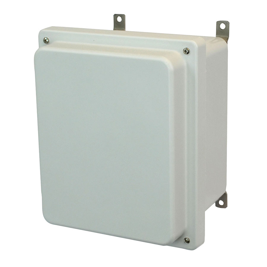 AM864R Fiberglass enclosure with raised 4screw liftoff cover