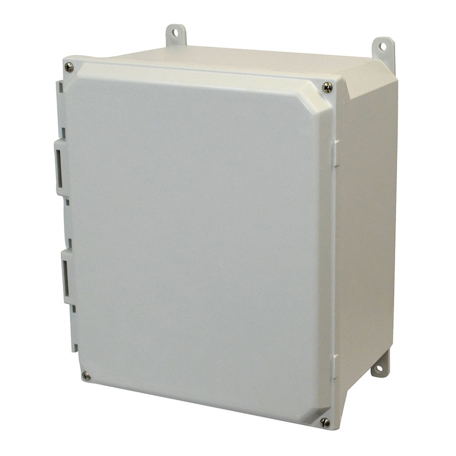 AMU1860 Fiberglass enclosure with 4screw liftoff cover