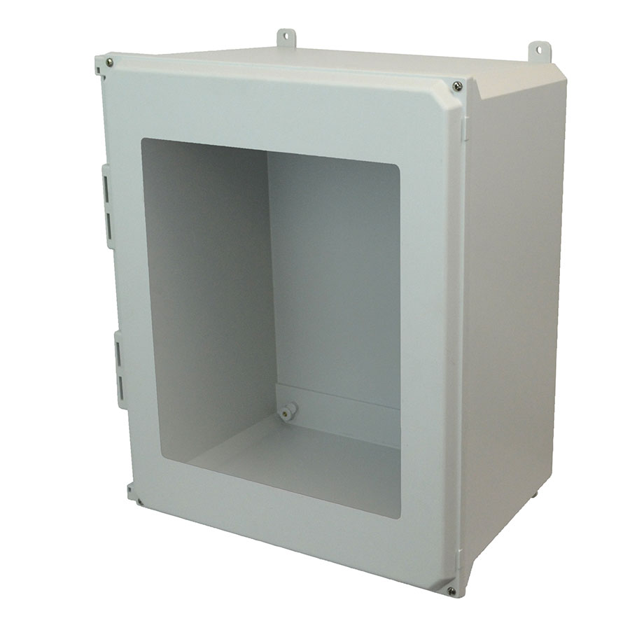 AMU2060W Fiberglass enclosure with 4screw liftoff window cover